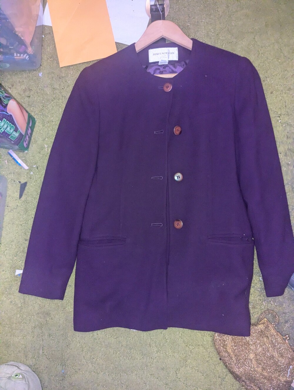Jones New York Deep Plum Skirt Suit